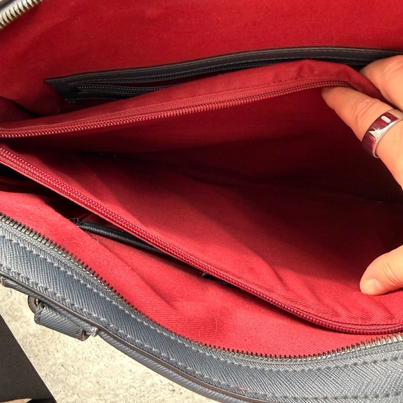 Ted Baker Navy Blue Men's Briefcase - Picture 8 of 12